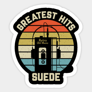 Greatest Hits Suede Sticker